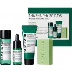 Some By Mi AHA BHA PHA 30 Days Miracle AC SOS mycí pěna 30 ml + tonikum 30 ml + sérum 10 ml + krém 20 g dárková sada – Hledejceny.cz