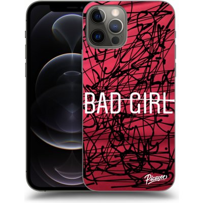 Pouzdro Picasee silikonové Apple iPhone 12 Pro - Bad girl černé – Zboží Mobilmania