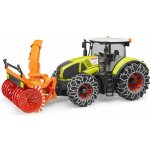 Bruder 3017 Traktor Claas Axion 950 set se sněžnou frézou a řetězy plast 1:16 – Zboží Mobilmania