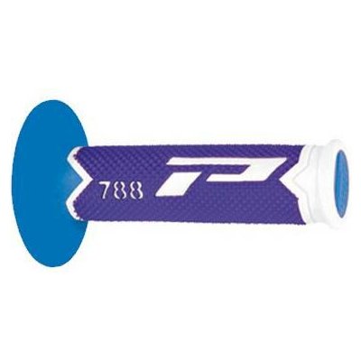 PROGRIP gripy PG788 OFF ROAD (22+25mm, délka 115mm) barva bílá/modrá/světle modrá (trojsložkové) (PG788/26) (788-285) | Zboží Auto