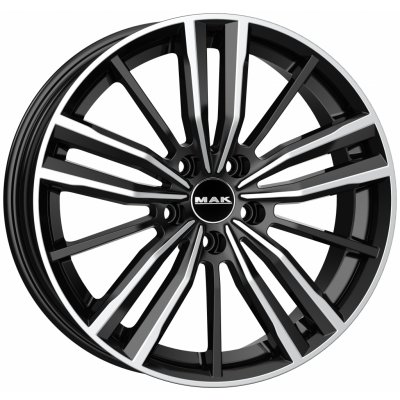 MAK Vier 7x17 5x100 ET44 black mirror – Sleviste.cz