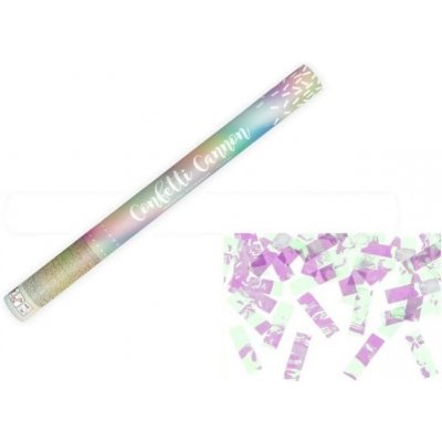 Konfety 60 cm DUHOVÉ METALICKÉ Unicorn PARTYKONF – Zboží Dáma