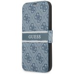 Pouzdro Guess iPhone 13 mini book 4G Stripe modré – Sleviste.cz