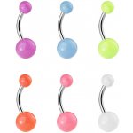 Šperky4U svítící piercing do pupíku banánek BA01082-W – Hledejceny.cz