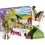 Schleich 42533 Sarah s koníkem a zvířátky kempují – Hledejceny.cz