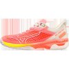 Dámské tenisové boty Mizuno WAVE EXCEED TOUR 5 CC Candy Coral Snow White Neon Flame