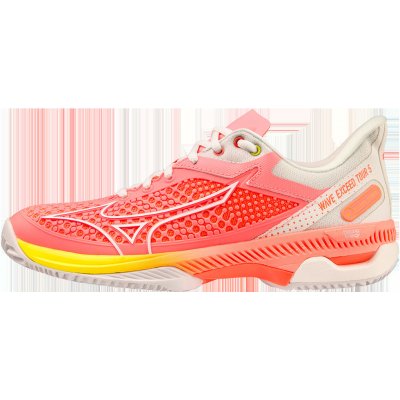 Mizuno WAVE EXCEED TOUR 5 CC Candy Coral Snow White Neon Flame – Sleviste.cz