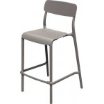 Zahradní barová židle Ferne plastová hnědá 98,5 x 54,5 x 37 cm FRIK5510-410C – Hledejceny.cz