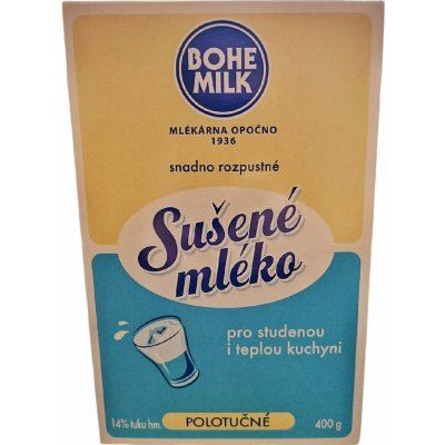 Bohemilk Mléko sušené polotučné 400g – Zboží Dáma