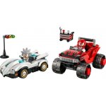 LEGO® Sonic the Hedgehog™ 77118 Silver a jeho auto vs. Knuckles a jeho monster truck – Zboží Živě