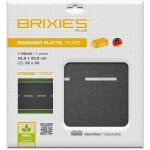 BRIXIES Plus 225.005 Designová podložka na stavění - rovná silnice 25,5 x 25,5 cm – Zboží Mobilmania