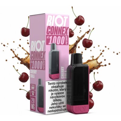 RIOT Connex 1000 Cherry Cola 20 mg – Sleviste.cz