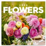 Nástěnný poznámkový NOTIQUE Květiny 30 x 30 cm 2026 – Hledejceny.cz