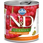 N&D Quinoa Dog Adult Skin & Coat Herring & Coconut 285 g – Hledejceny.cz
