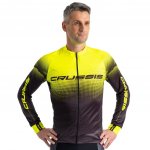 Crussis dlouhý rukáv černá/žlutá – Zboží Mobilmania
