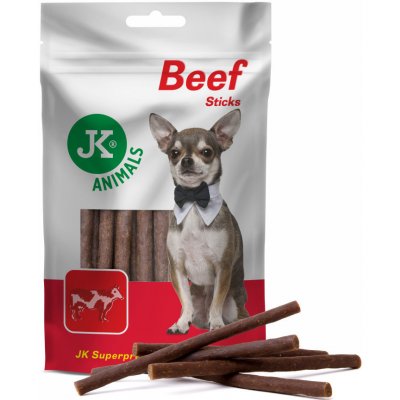 Jk Animals Meat Snack Beef Sticks sušené hovězí tyčinky 80 g – Zboží Mobilmania