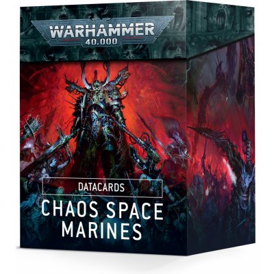 GW Warhammer 40.000 Datacards: Chaos Space Marines