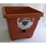 PLASTIA Hranatý samozavlažovací kv. Bergamot 40x40 cm terakota – Zboží Dáma PLASTIA Hranatý samozavlažovací kv. Bergamot 40x40 cm terakota – Zboží Dáma