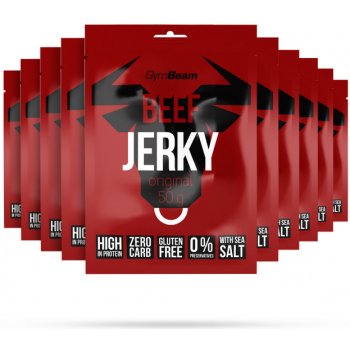 GymBeam Beef Jerky originál 50 g