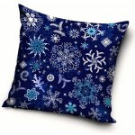 TipTrade vánoční povlak Ledové vločky 40 x 40 cm – Sleviste.cz