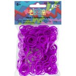 RAINBOW LOOM Original gumičky 300 kusov neónové lila – Zboží Dáma