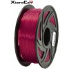 Tisková struna XtendLAN PLA 1,75mm průhledný červený 1kg