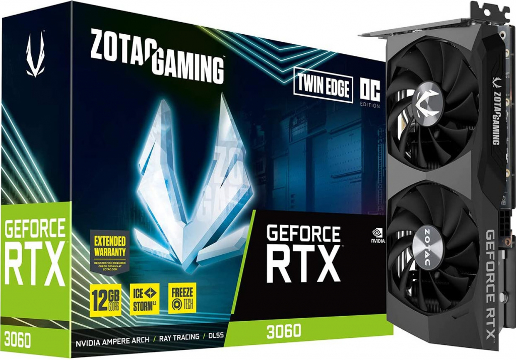 Zotac GeForce RTX 3060 Twin Edge OC 12GB GDDR6 ZT-A30600H-10M