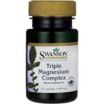Swanson Triple Magnézium Complex 400 mg 30 kapslí – Hledejceny.cz
