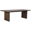 Jídelní stůl ROWICO tmavě hnědý dubový jídelní stůl EMMETT 240 x 95 cm
