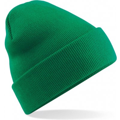 Beechfield zimní čepice Original Cuffed beanie středně zelená – Zboží Mobilmania