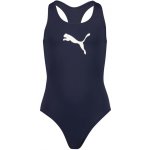 Puma Racerback Swimsuit tmavě modrá – Zboží Mobilmania