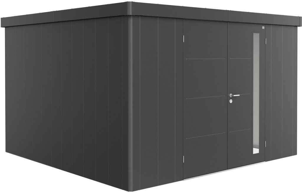 Biohort Neo 4D dvoukřídlé dveře 348 x 348 cm tmavě šedý
