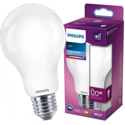 Philips LED žárovka LED A67 E27 13W = 120W 2000lm Studená bílá 6500K – Zboží Živě