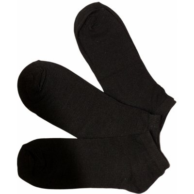 Pesail levné kotníkové pánské ponožky LM200C 3 páry černá – Zboží Mobilmania