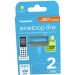Panasonic Eneloop Lite AAA 2ks 4LCCE/2BE – Zboží Živě