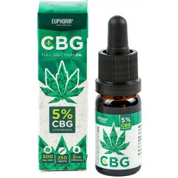 Euphoria CBG:CBD Konopný olej 6% 500:100 mg 10 ml