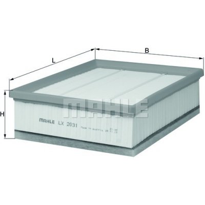 Vzduchový filtr MAHLE LX 2031 – Hledejceny.cz