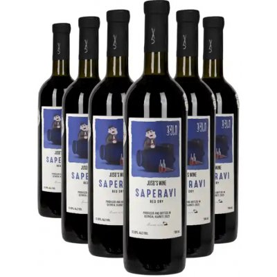 Juso Saperavi Kvevri Naturální víno 12,5% 6 x 0,75 l (holá láhev) – Hledejceny.cz