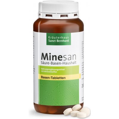 Sanct Bernhard Minesan Acidobazická rovnováha 250 tablet – Hledejceny.cz