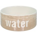 Dog Fantasy Miska keramická vzor dřevo 1,5 l – Zboží Dáma