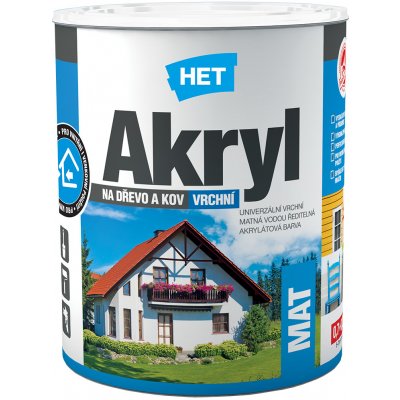 Het Akryl mat 3 kg červená – Hledejceny.cz