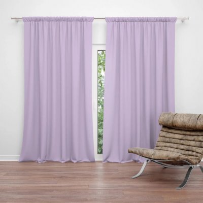 Sablio Závěs Světle fialová: 2ks 140x250cm – Hledejceny.cz