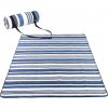 Pikniková deka Carla Plážová deka Nilu modro-bílá 150 cm x 200 cm
