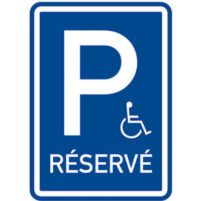 Dopravní značka – Parkoviště pro vozíčkáře – Sleviste.cz
