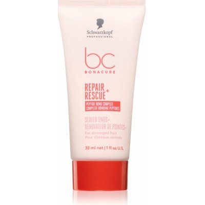 Schwarzkopf Professional BC Bonacure Repair Rescue+ krémové sérum pro velmi poškozené vlasy s roztřepenými konečky 30 ml – Hledejceny.cz
