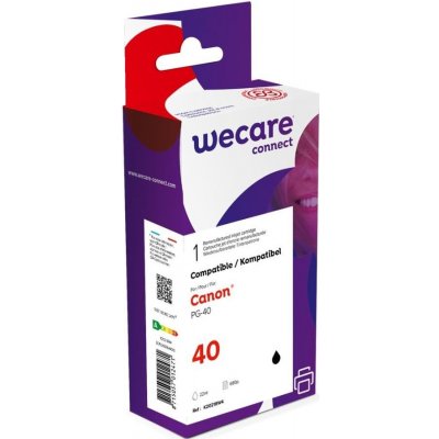 WeCare CANON Armor Pixma iP1600/2200, Mp 140/460 (PG-40) černá, 16 ml, 580 str