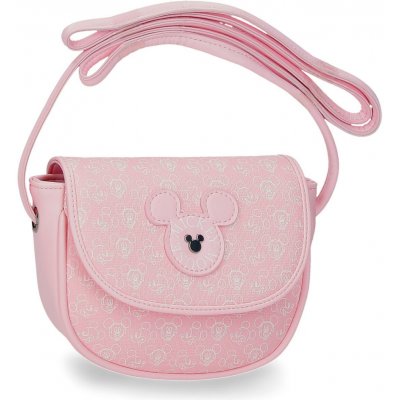 Enso Dívčí crossbody kabelka s klopou Mickey Mouse Cloudline růžová – Zboží Dáma