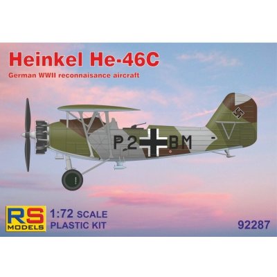 RS Models Heinkel He-46C Luftwaffe Hungary 4x camo 92287 1:72