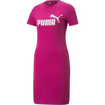 Puma Dámské šaty s potiskem tmavě růžové