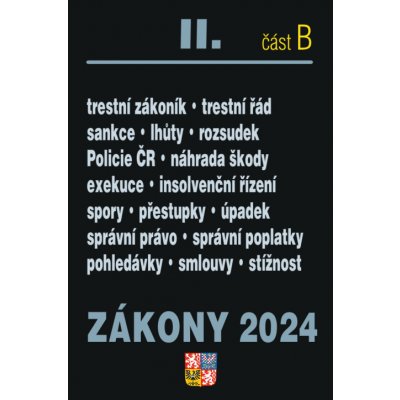 Zákony II. B / 2024 - Trestní právo – Hledejceny.cz